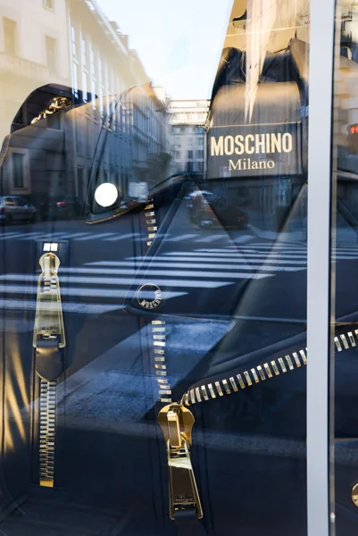 Milan. Moschino window Reflection #2