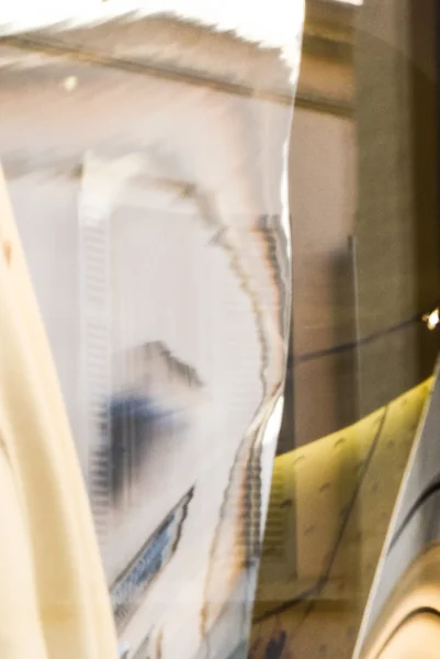 Milan. Jil Sander Navy Window Reflection #1