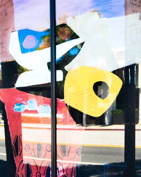 West Palm Beach. Antique Row Art & Design District Window Reflection #1