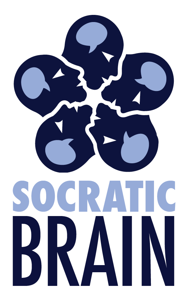 Socratic Brain Logo, Branding Package