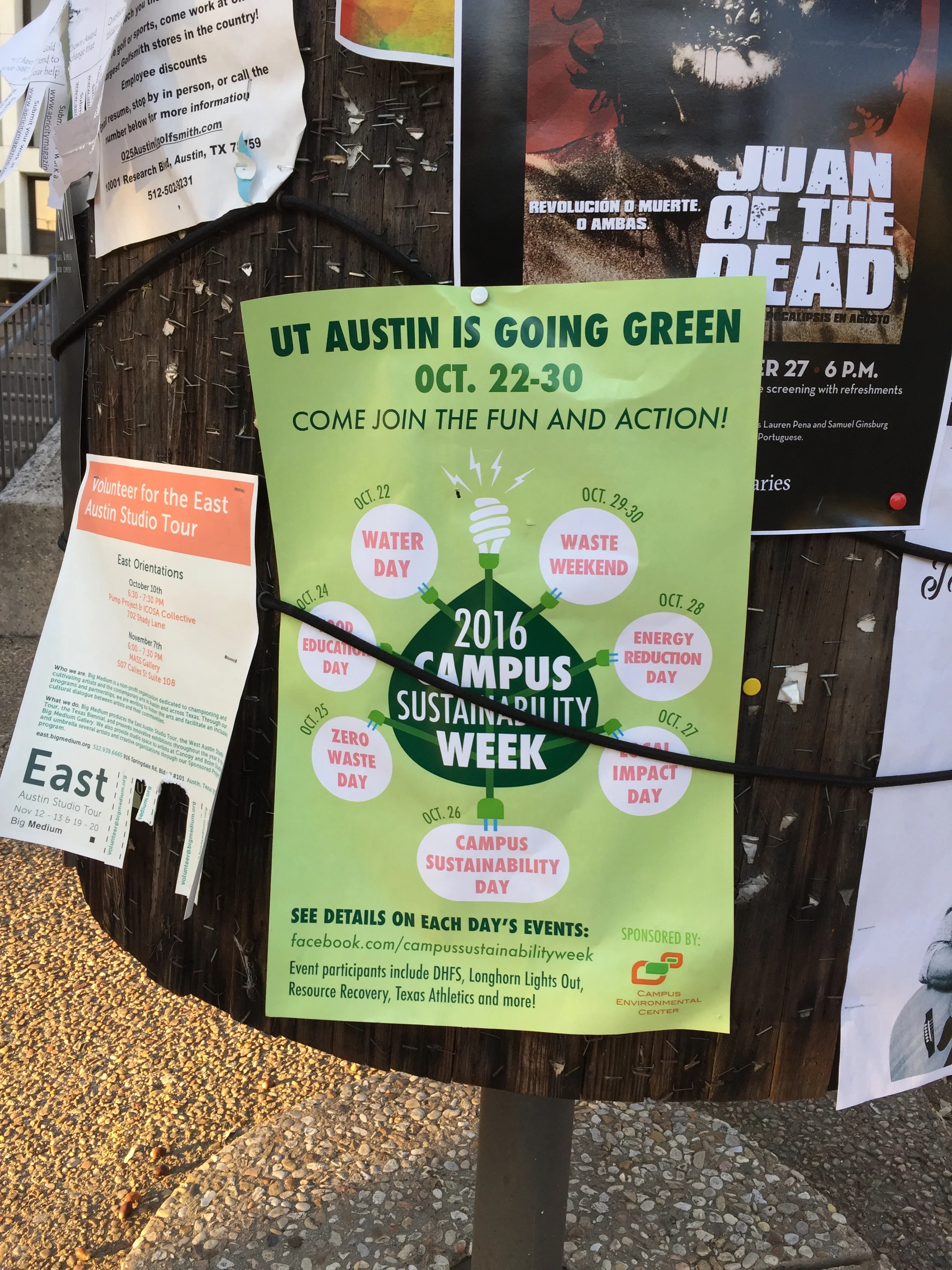 Campus Sustainability Week - Printed Materials