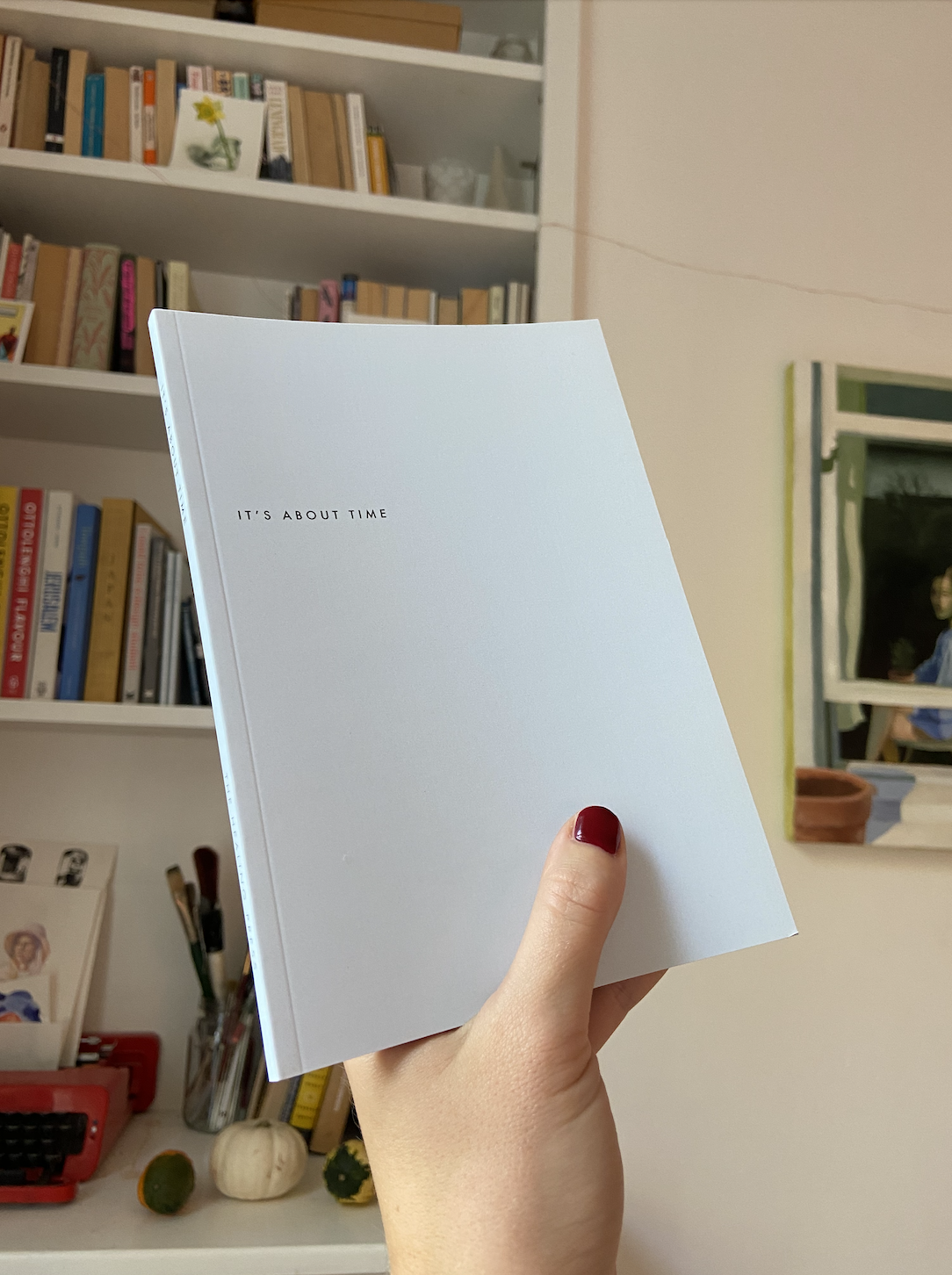 Full book design for It's About Time, August 2022
