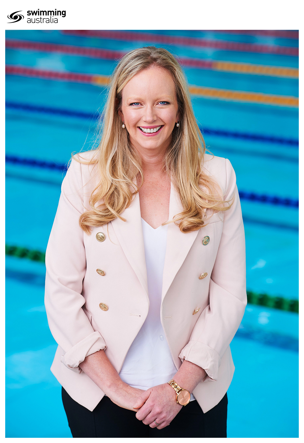 Swimming Australia CEO Leigh Russell