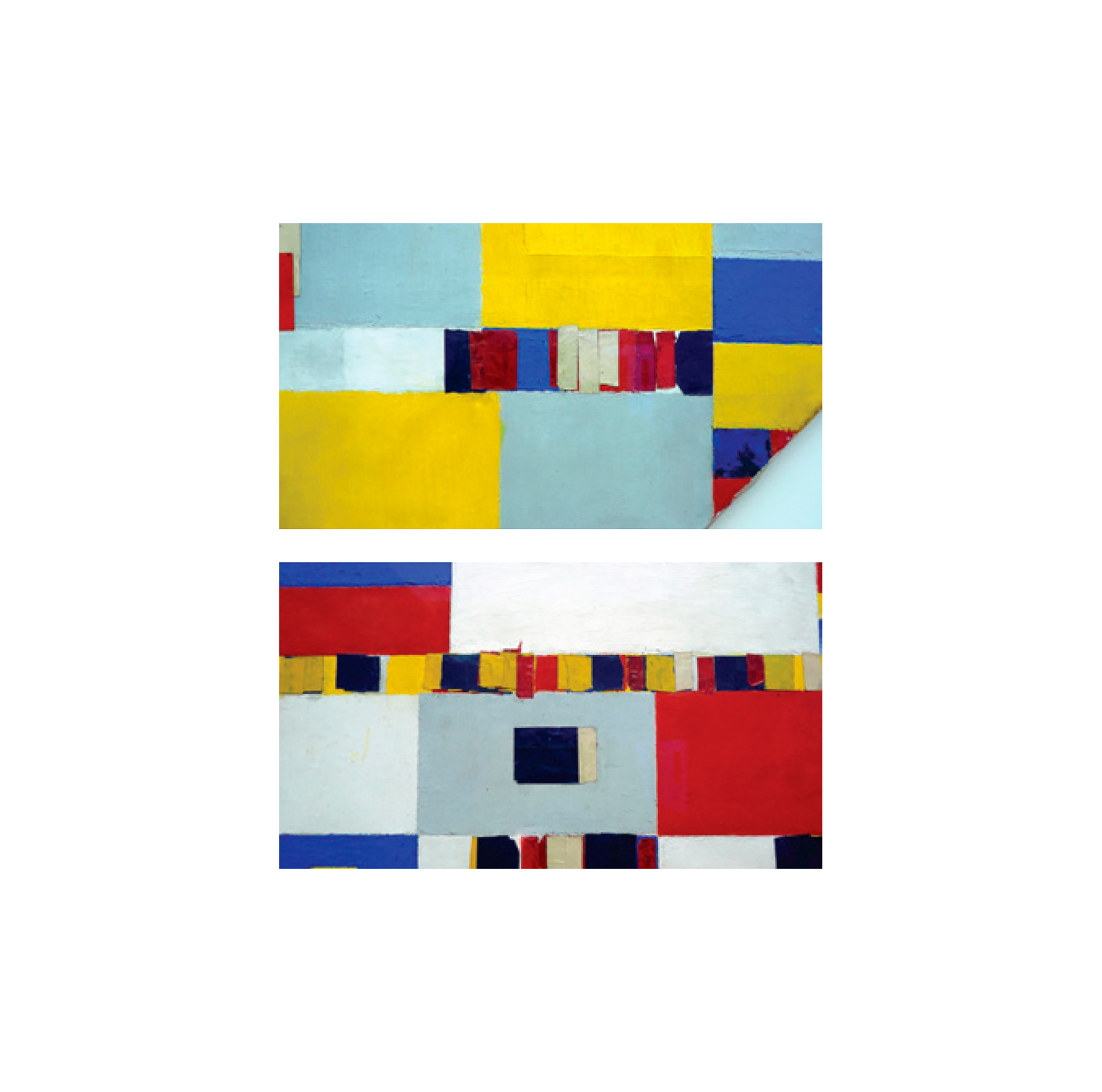 Piet Mondrian, Victory Boogie Woogie (details), 1943-44 Photo: Hubert Besacier
