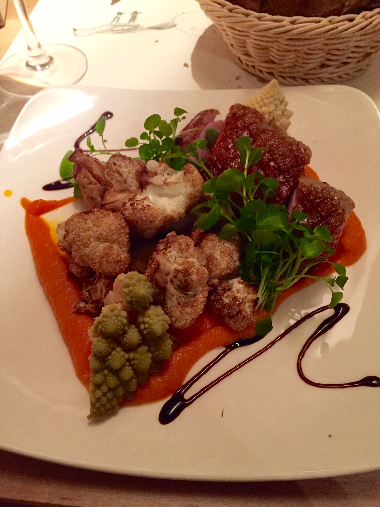 Duck Main Course from Zeller, Budapest, Hungary