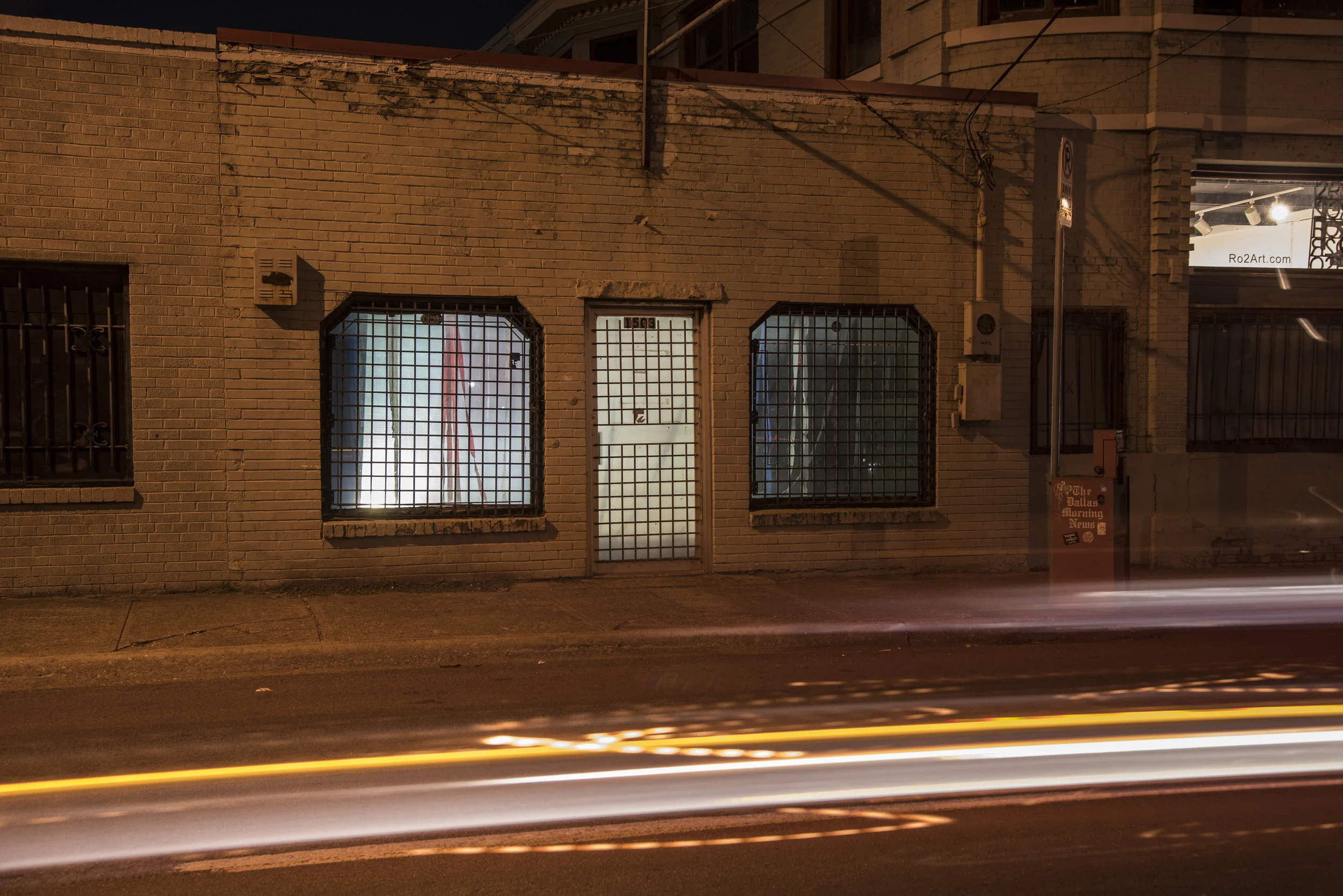 no es fiesta - installation at Bring Your Own Beamer Cedars