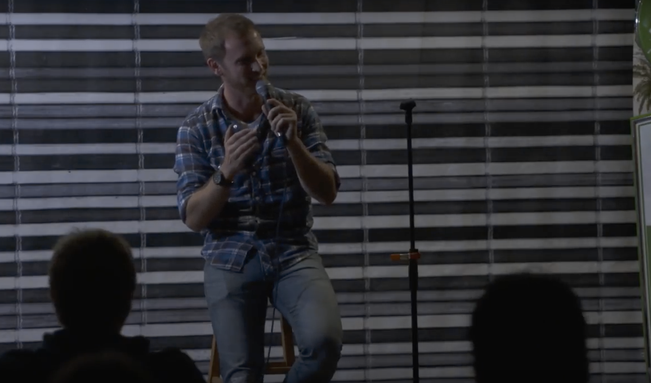 Comedy Gold Directed by Katiya Roy A traveling stand up comedian explains the life living out of his Mazda 3. On the theme of Courage: "Matt Watson lives his life his own way and takes risks he has to in order to make his dreams happen."