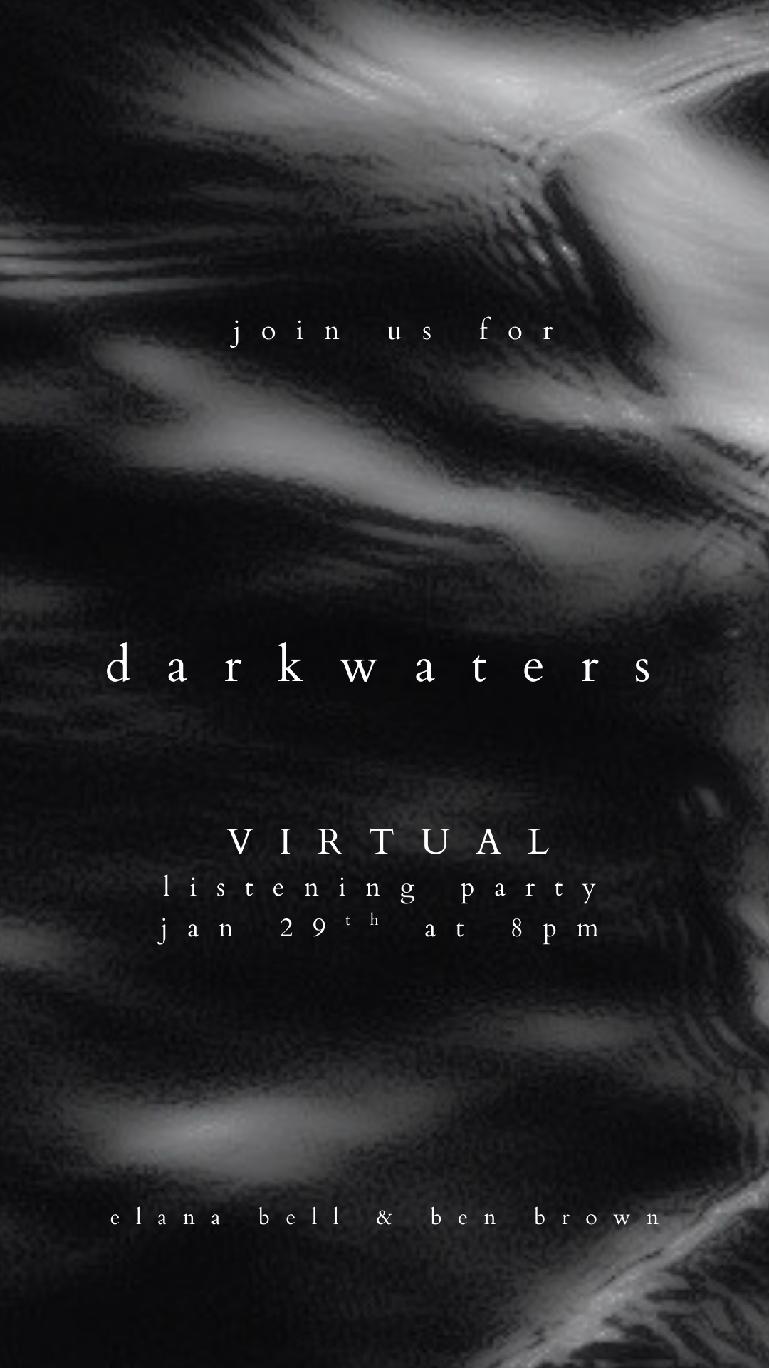 dark waters - Listening Party (Virtual)