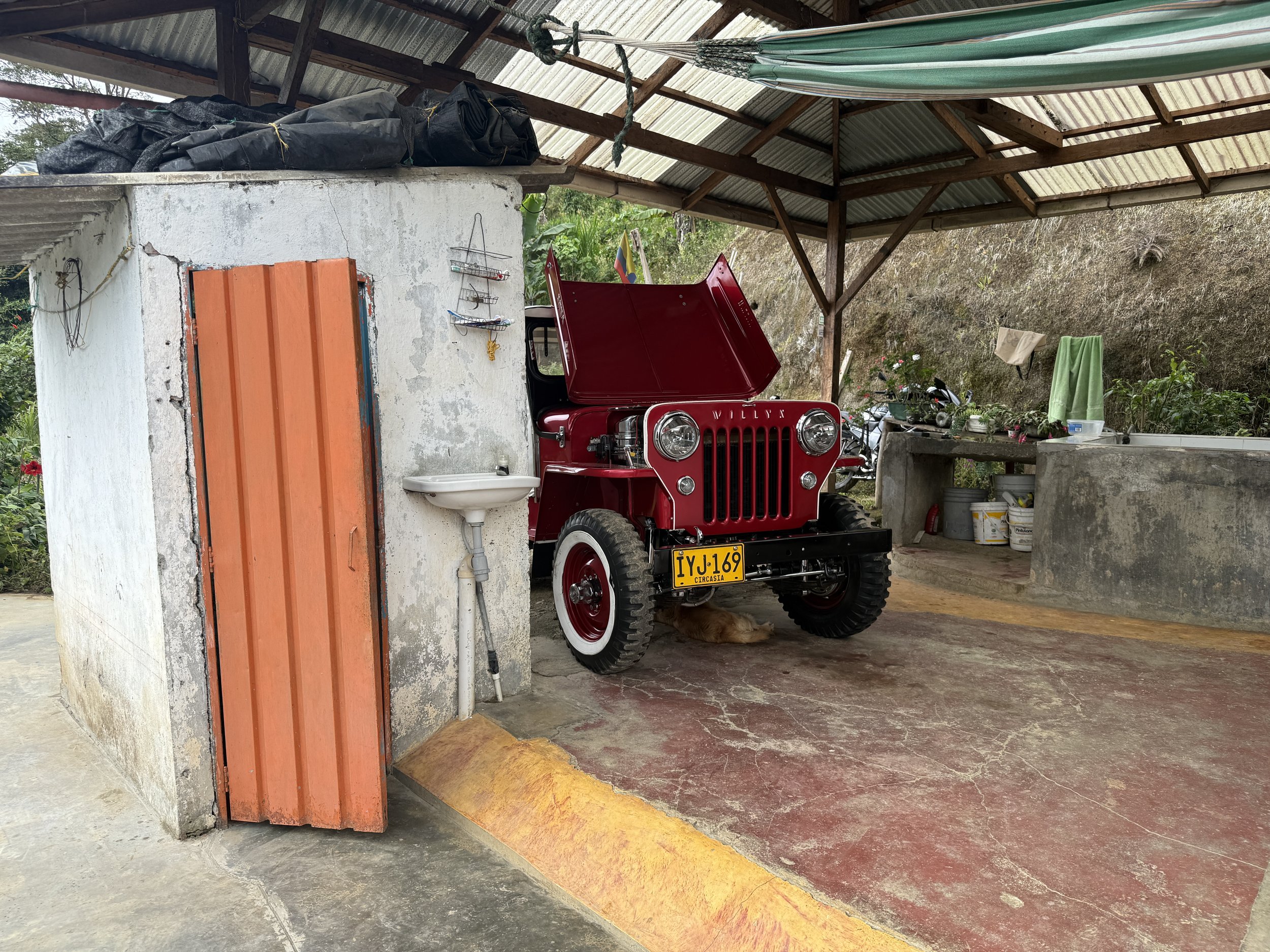 Cesar Willys at his coffee farm
