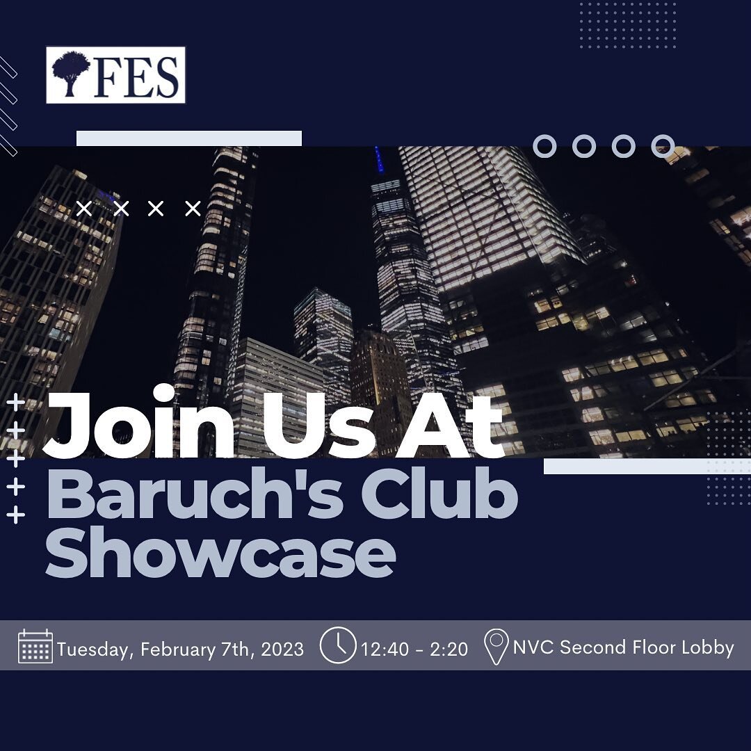 This Tuesday, February 7th we will be attending Baruch&rsquo;s Club Showcase! Join us to learn more about our club and how to become an active member this semester :)