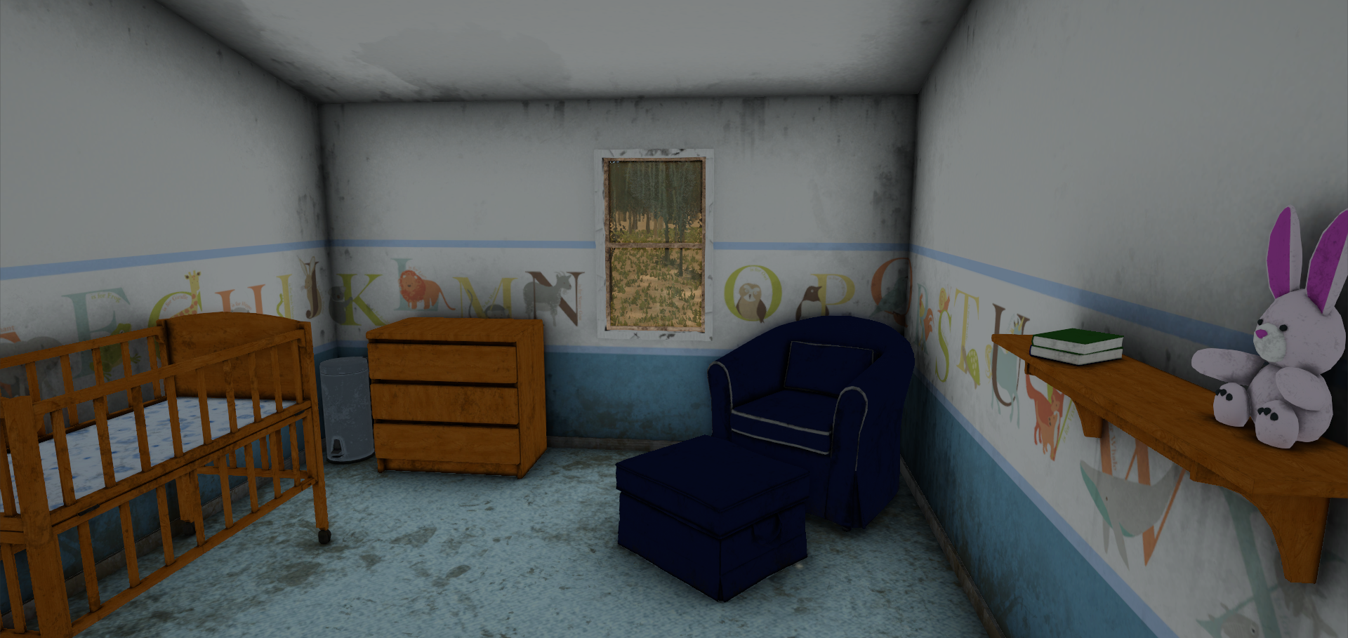 Bedroom 2, after. Without GI Proxy.