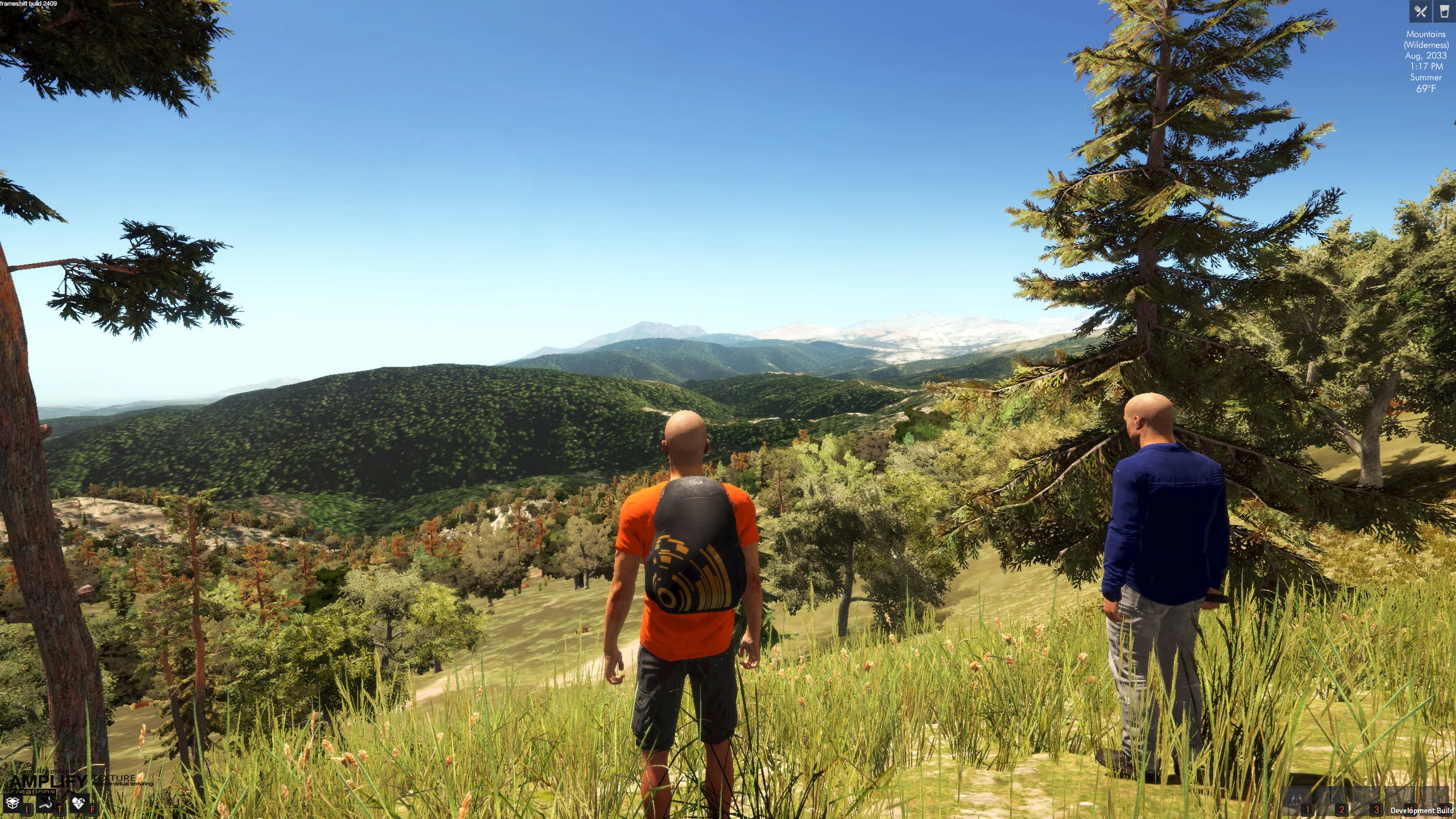 Two survivors prepare for an excursion into the wilderness.