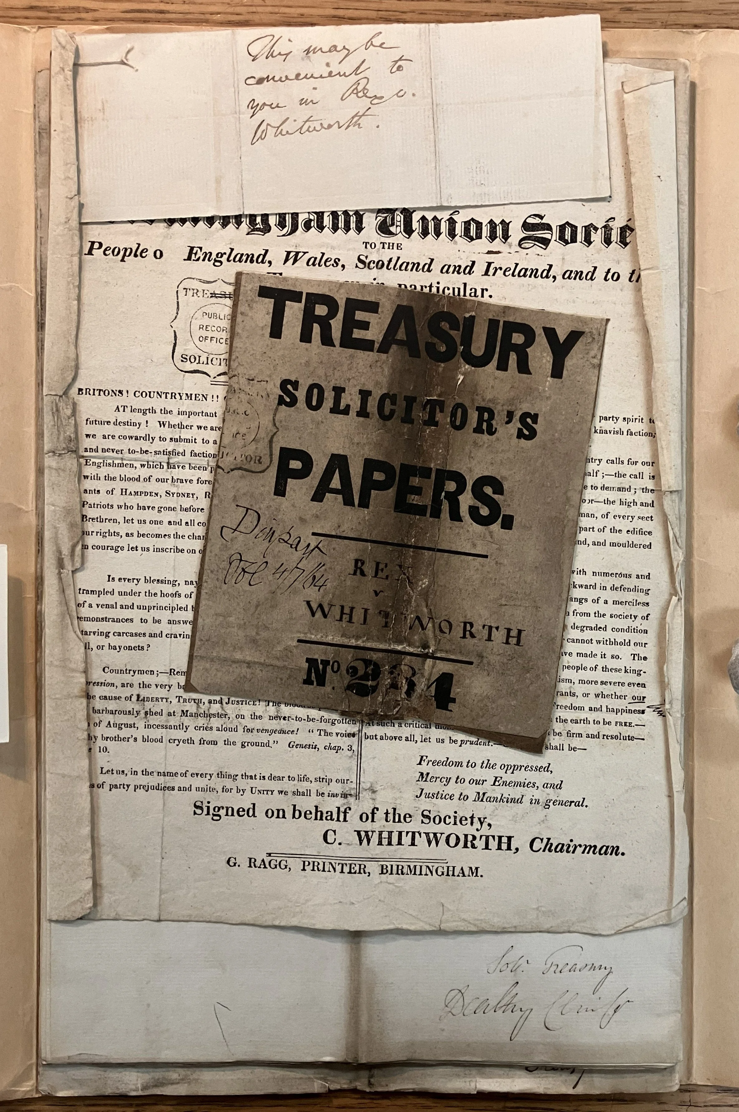 Home Office and Treasury Solicitor Papers 