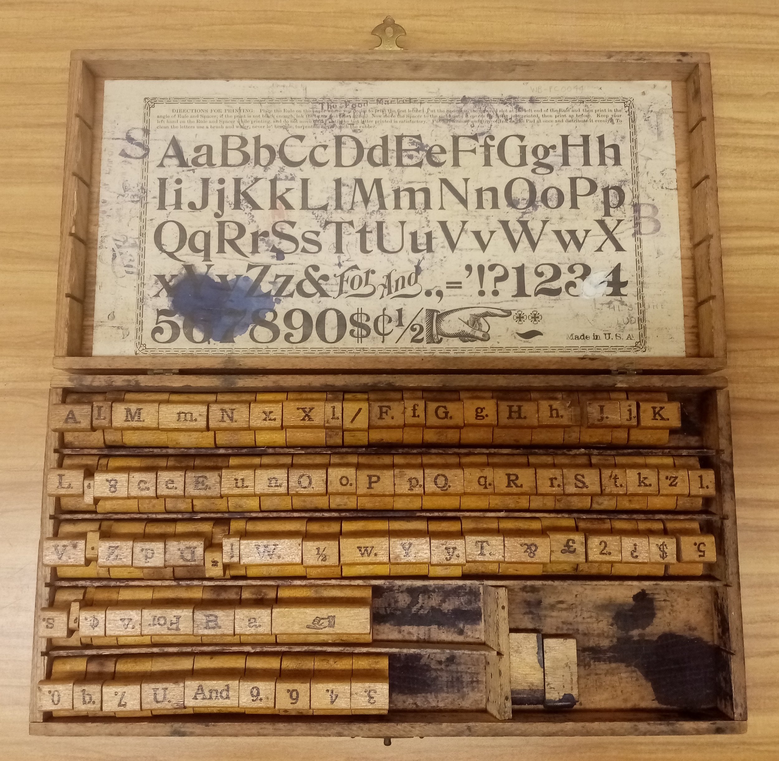 Rubber stamps and Letraset: how we used to do it