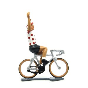 Petit Cycliste miniature Roger J en métal Echelle ~1/50 - Cycling