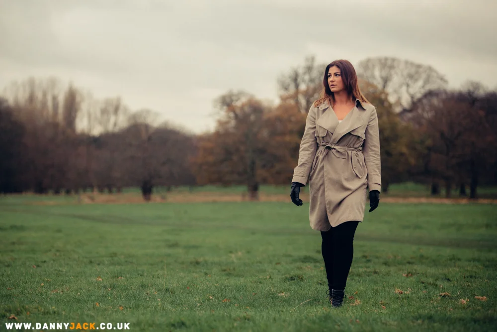 Something I always do with couples on engagement shoots is instruct them to walk towards me looking anywhere but at the ground. I snap away and normally get something I'm happy with the first time. 