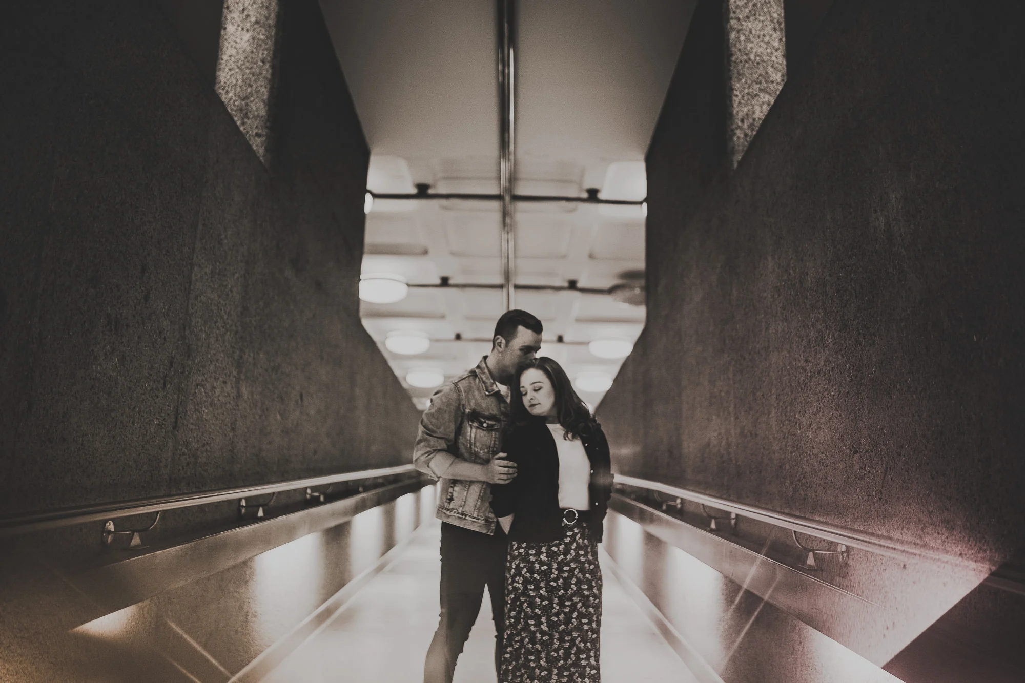 London Couples shoot - Barbican Centre Engagement Photography