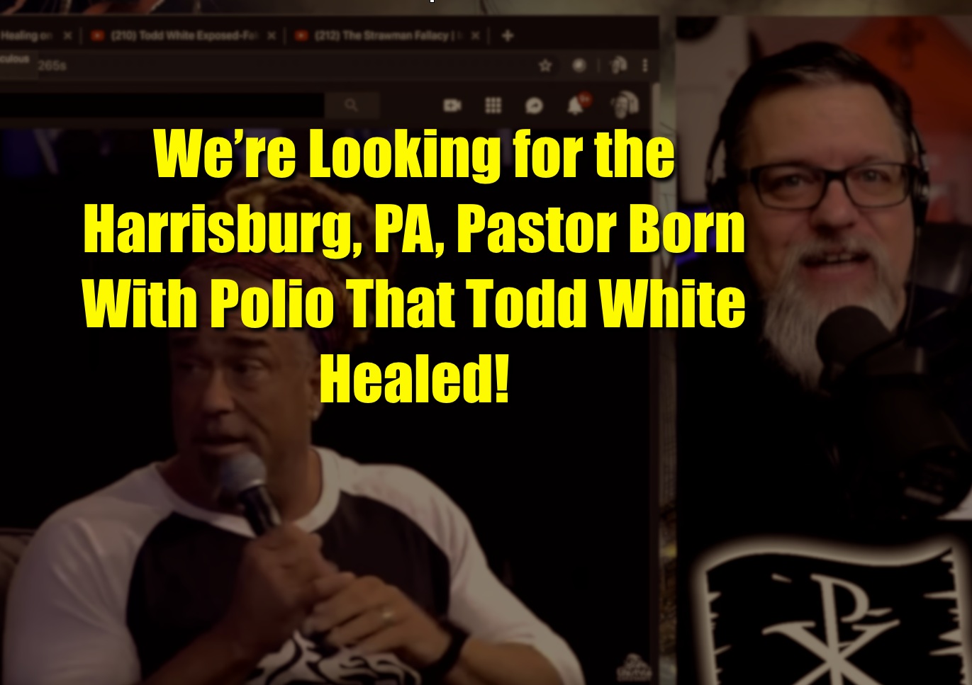 We're Looking for the Harrisburg, PA, Pastor Born With Polio That Todd White Healed!