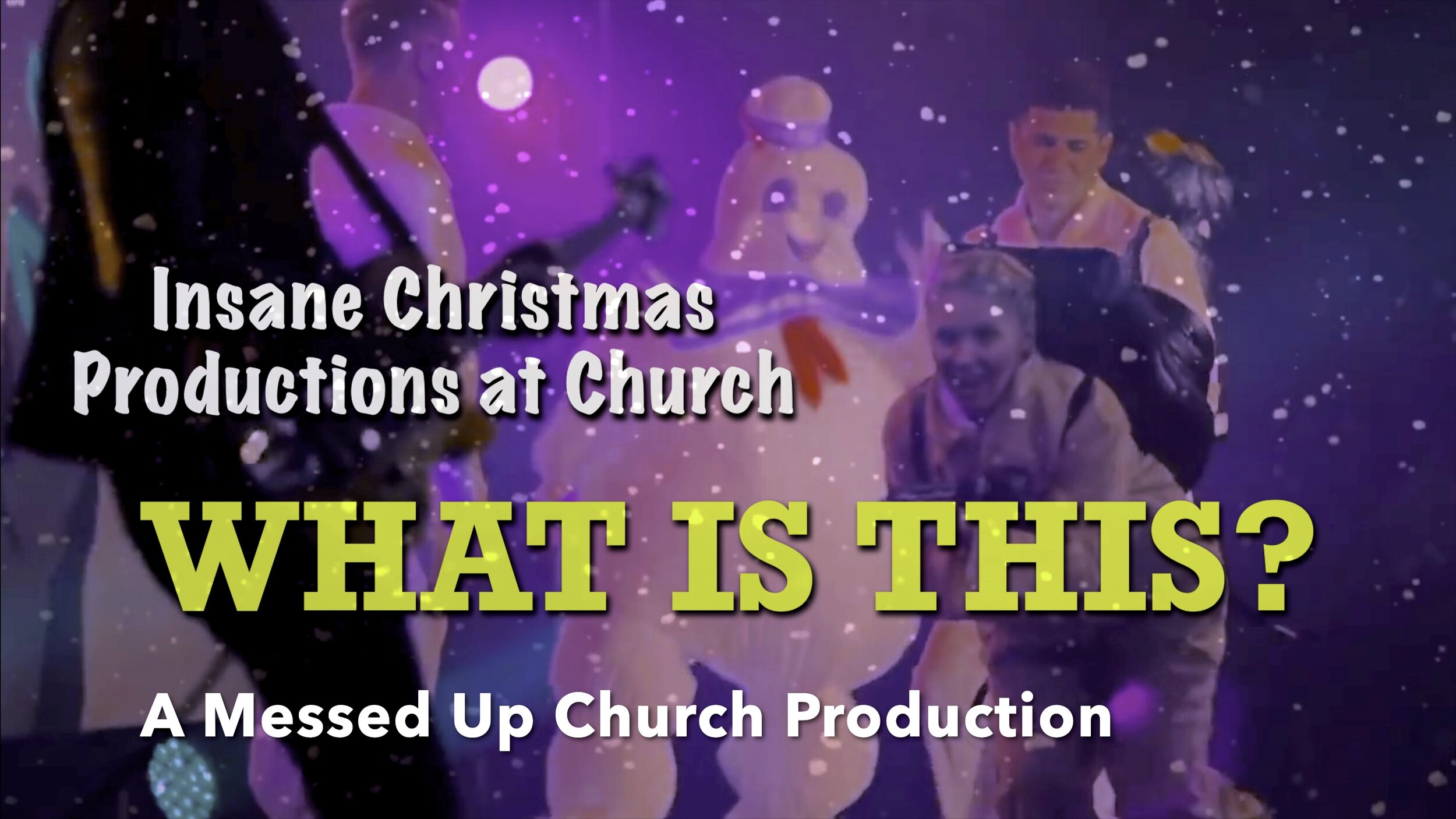 What Is This?? Insane Christmas Productions at Church