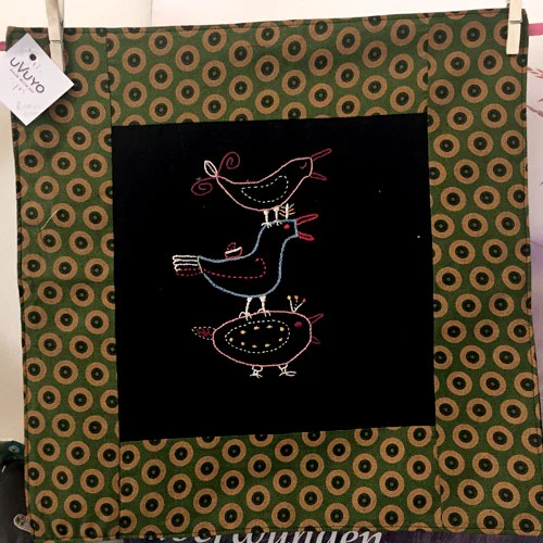 Shweshwe Piet Grobler cushion cover