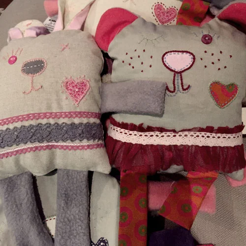 Goggie soft cotton toy
