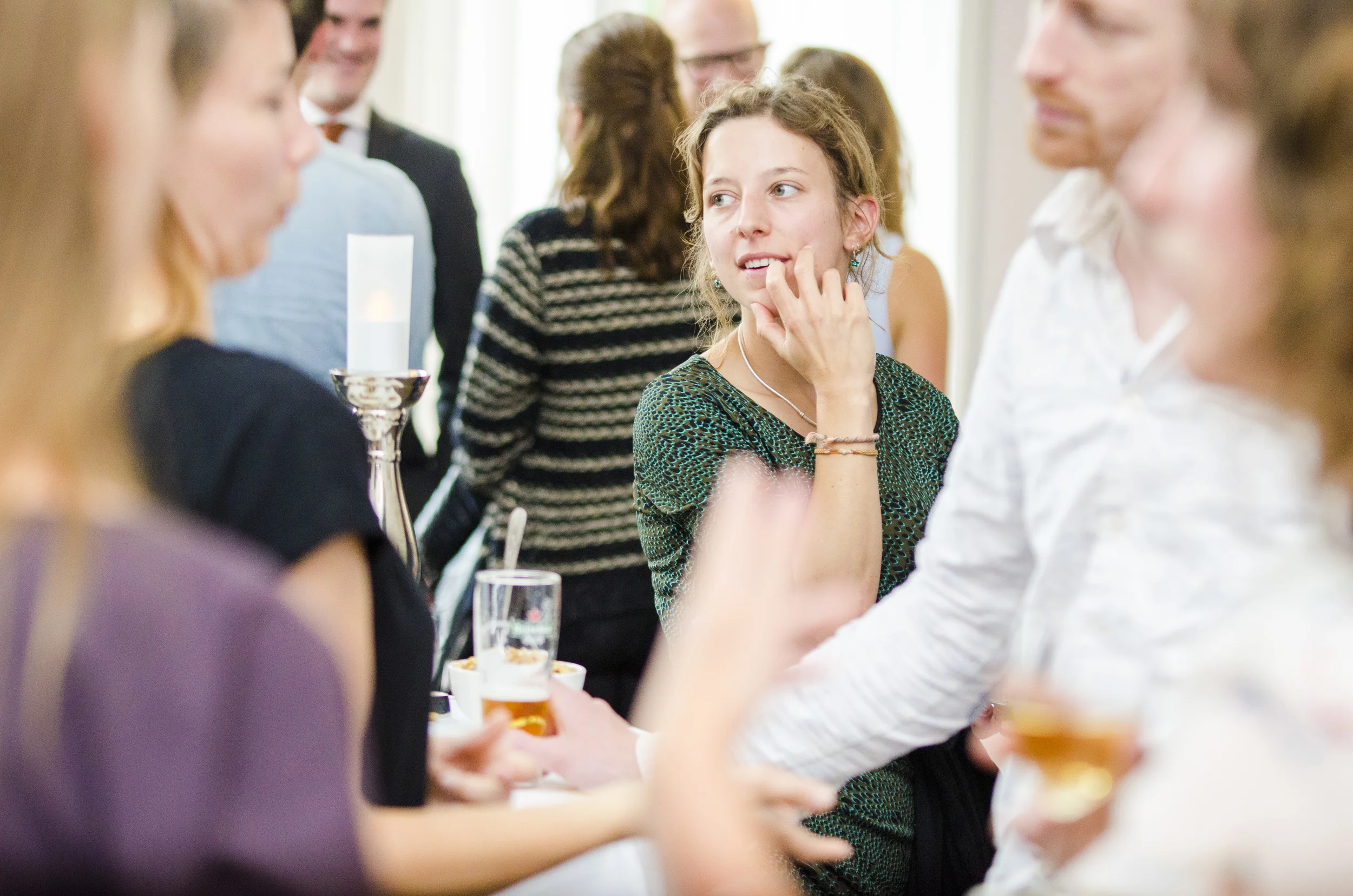 Receptie na promotie Lara Wieringa