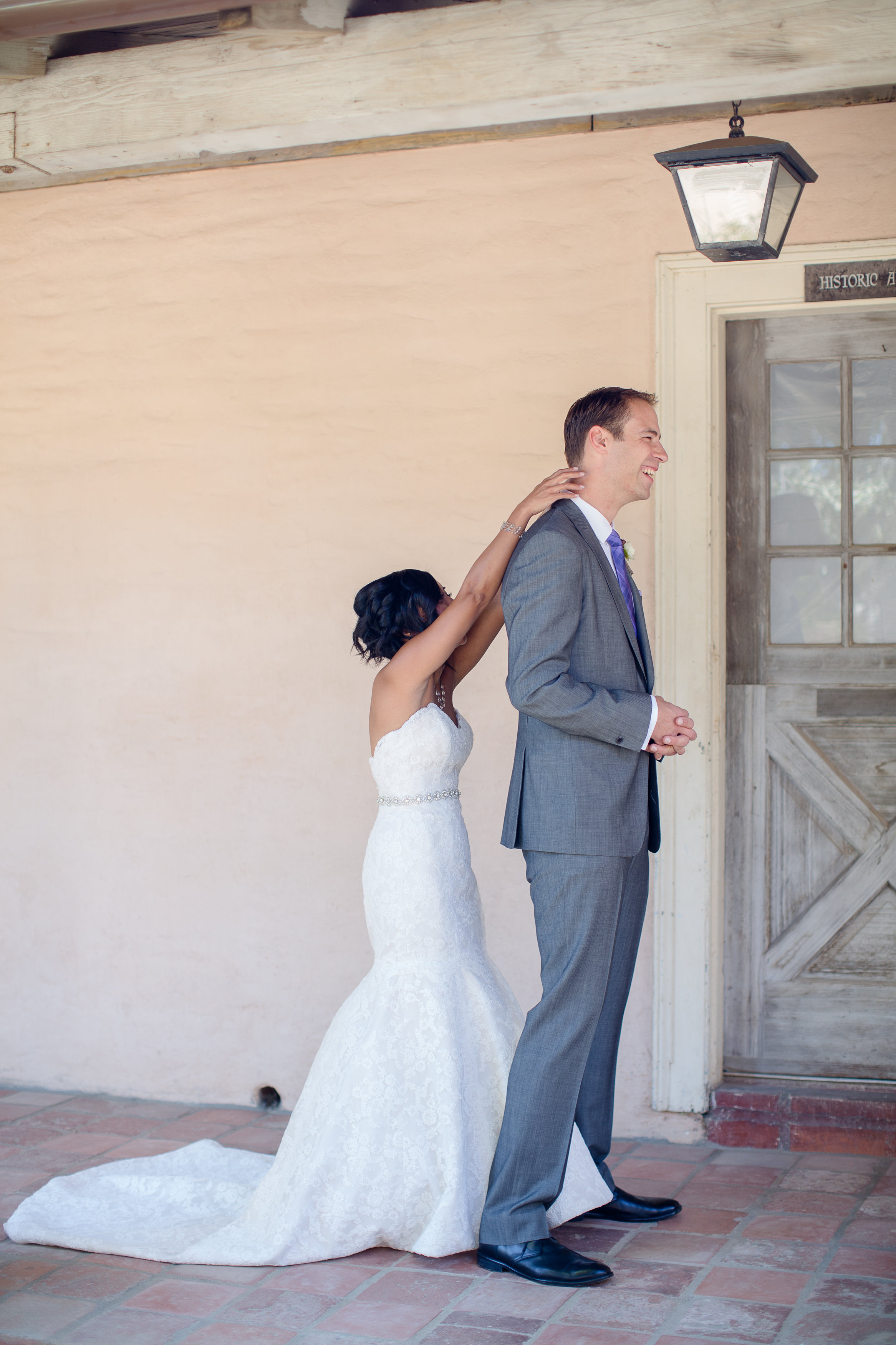 Wedding Ceremony at the Santa Barbara Historical Museum | Miriam Lindbeck | Fortuna Photography