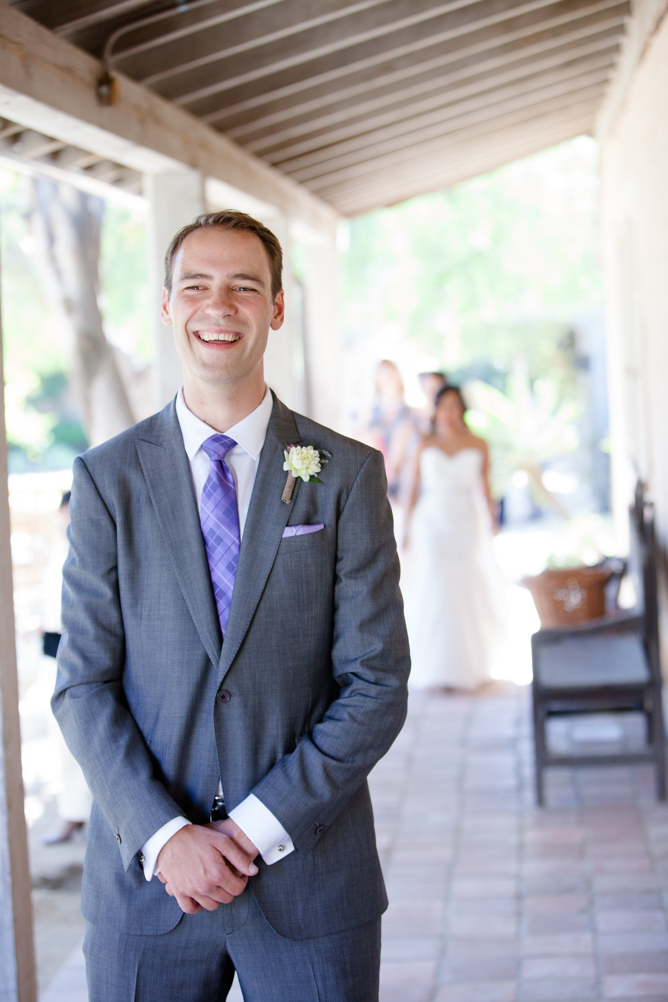 Wedding Ceremony at the Santa Barbara Historical Museum | Miriam Lindbeck | Fortuna Photography