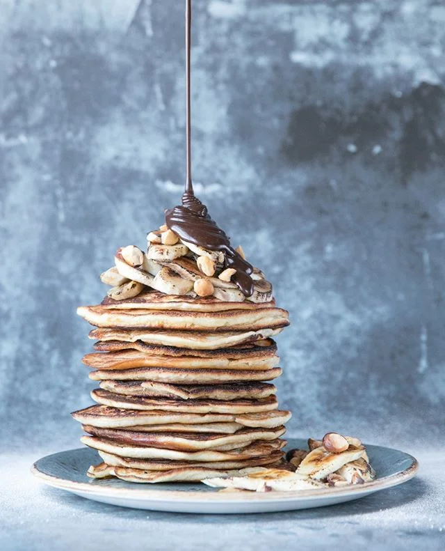 Fuck cereal.  Have breakfast pancakes with caramelised bananas, toasted hazelnuts.  And chocolate sauce.

Taken from my resent shoot with #boardmanandwest

#boardmanandwest #americanpancakes #caramelisedbanana #fuckcereal #chloeandcamera #manchesterf