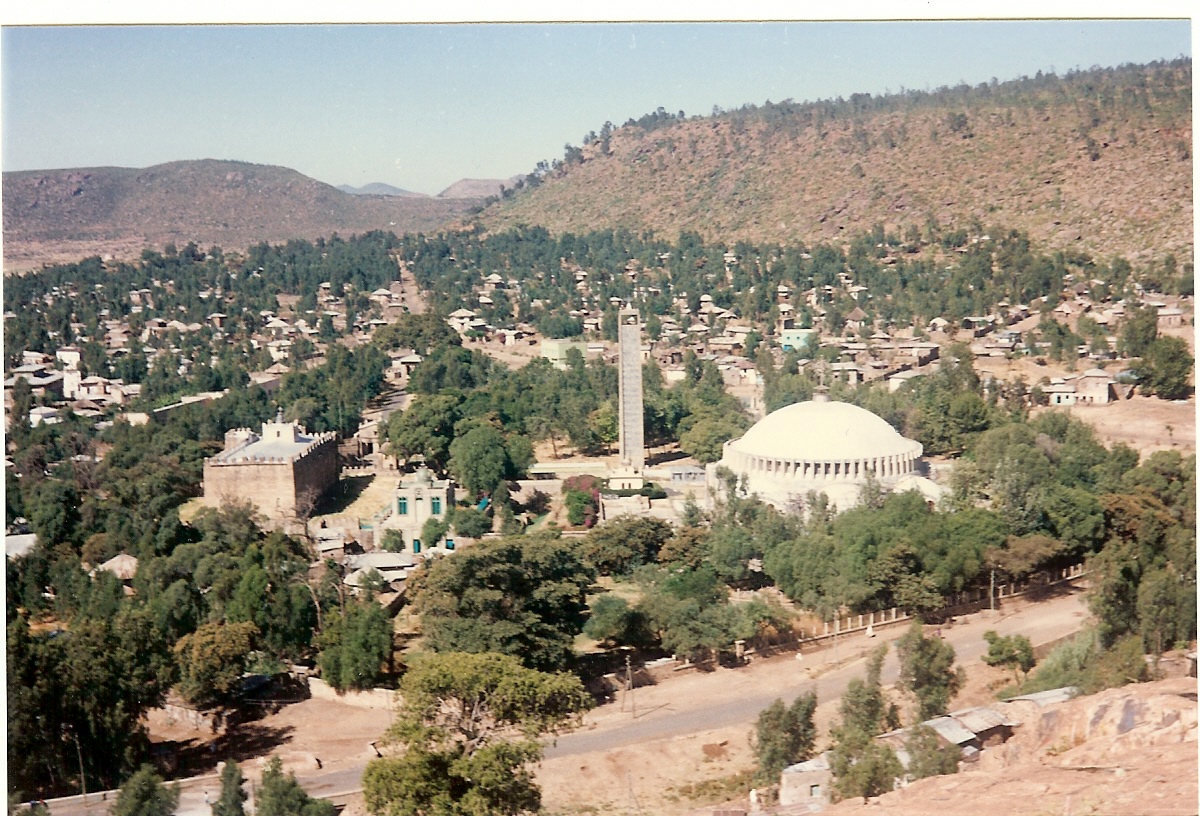  A hilltop view of Axum. 