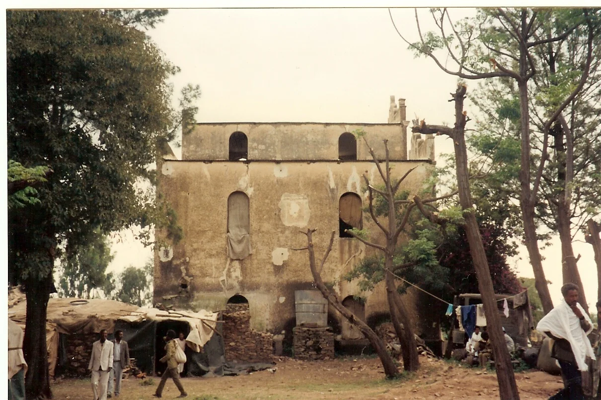 Before the Axumite Heritage Foundation was given stewardship of the compound, it was being used by squatters.