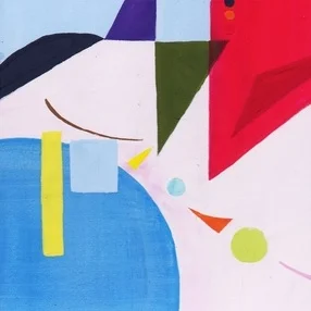 Abstract Gouache Study