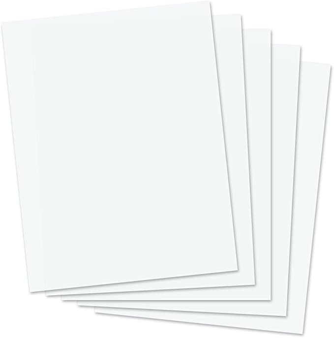 SmartSolve - IT118942 2pt Water-Soluble Translucent Paper 8.5 x 11 White (Pack of 25)