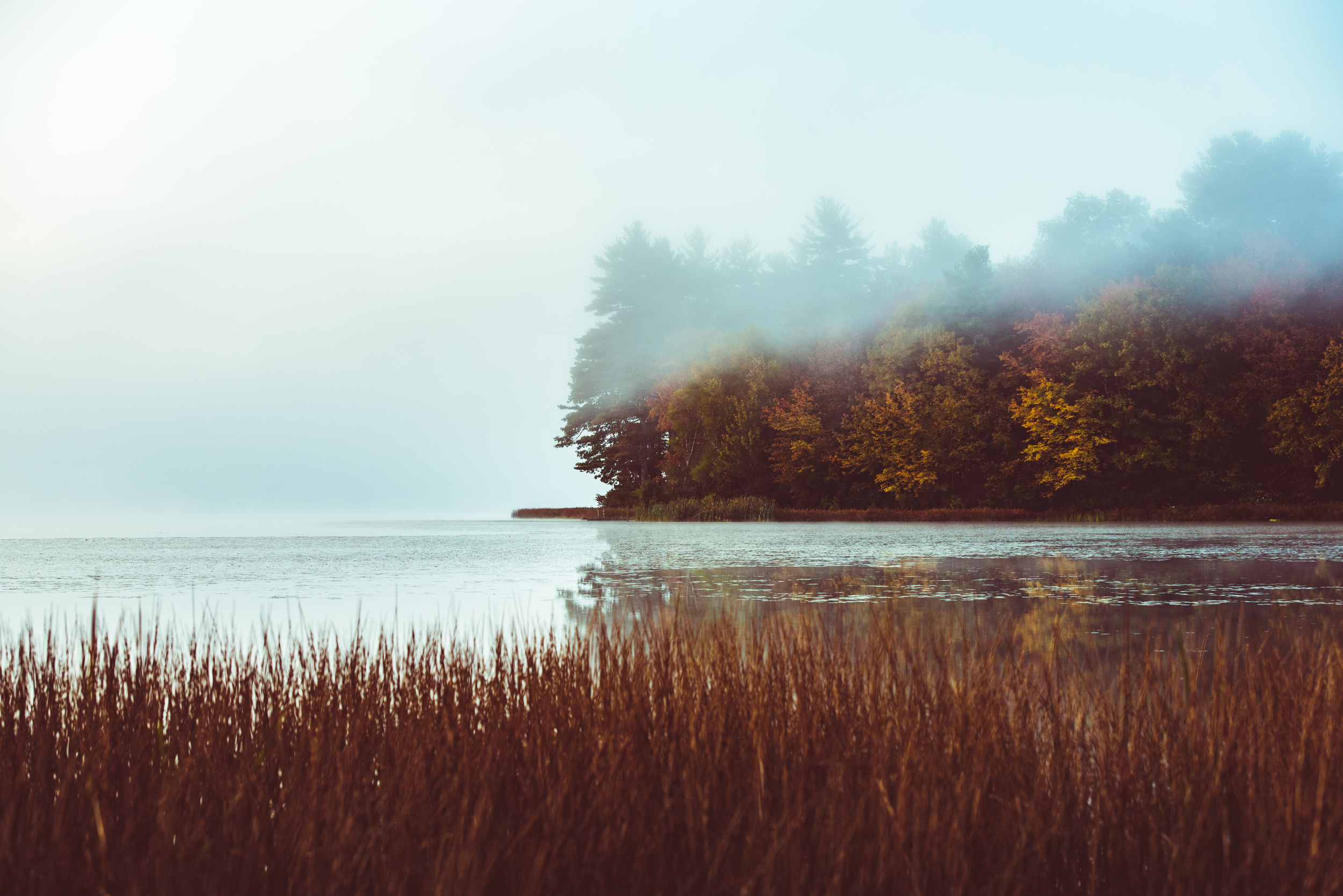 October Morning on Yawgoo Pond