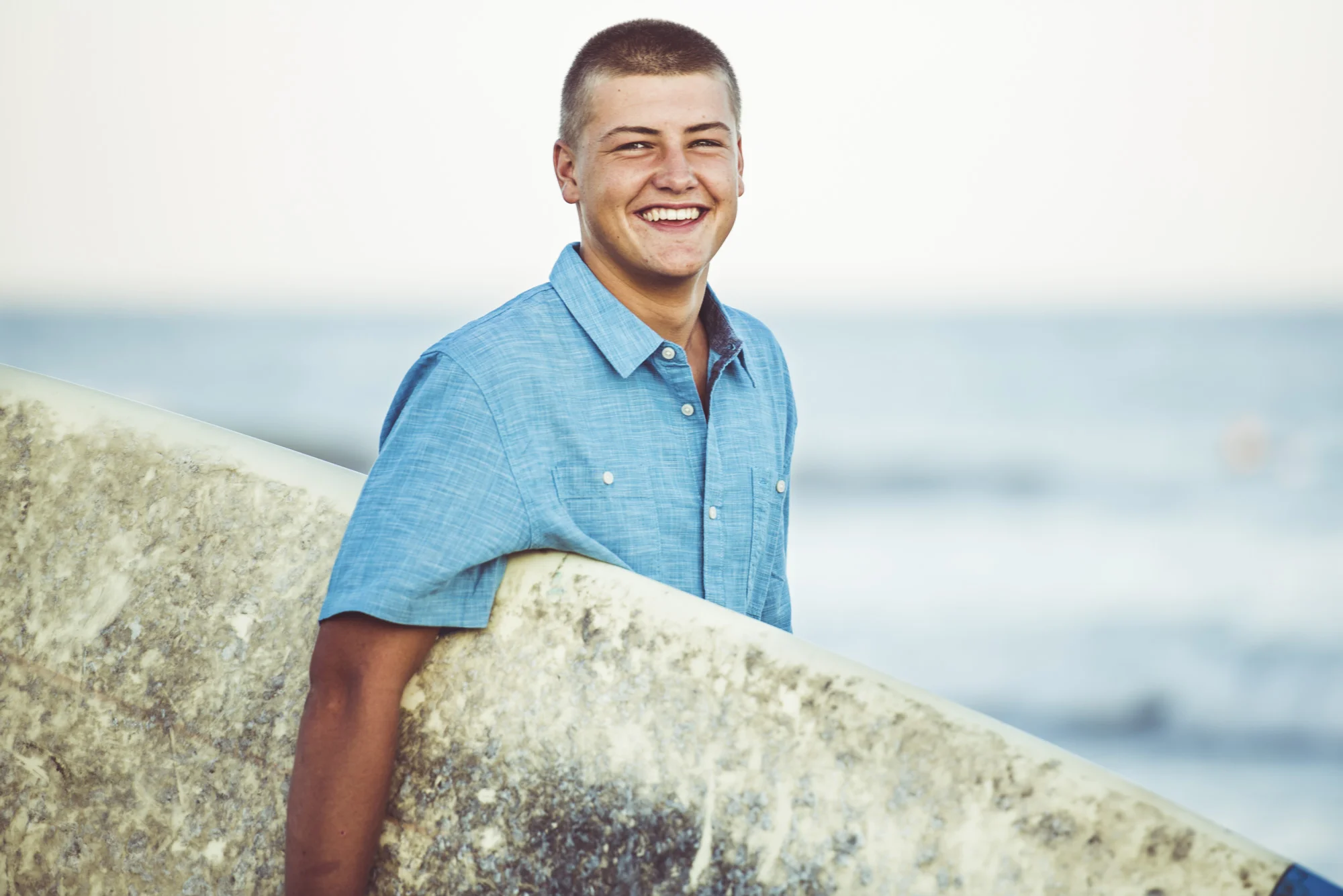 Senior Portrait for a Surfer