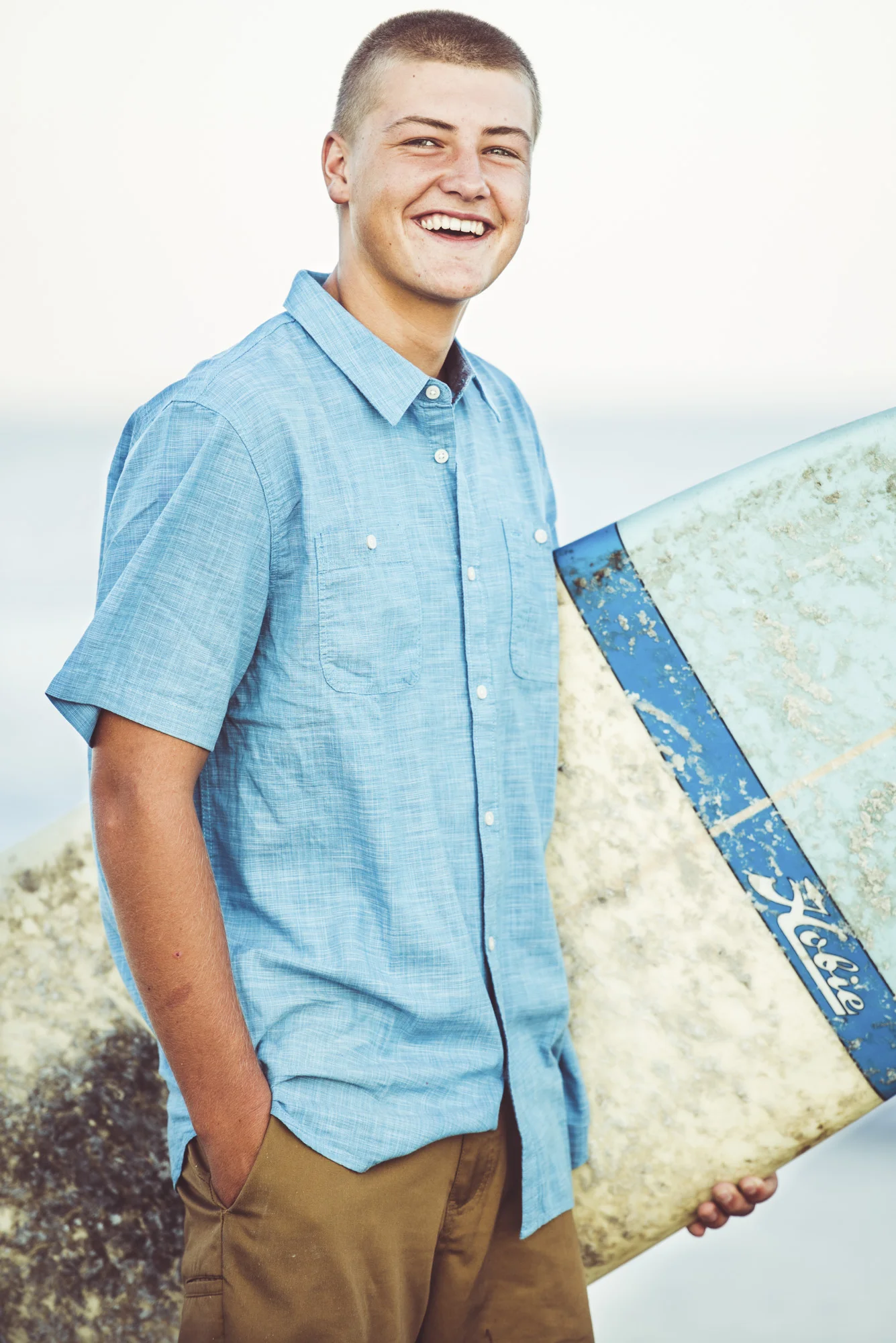 High school students who love to surf