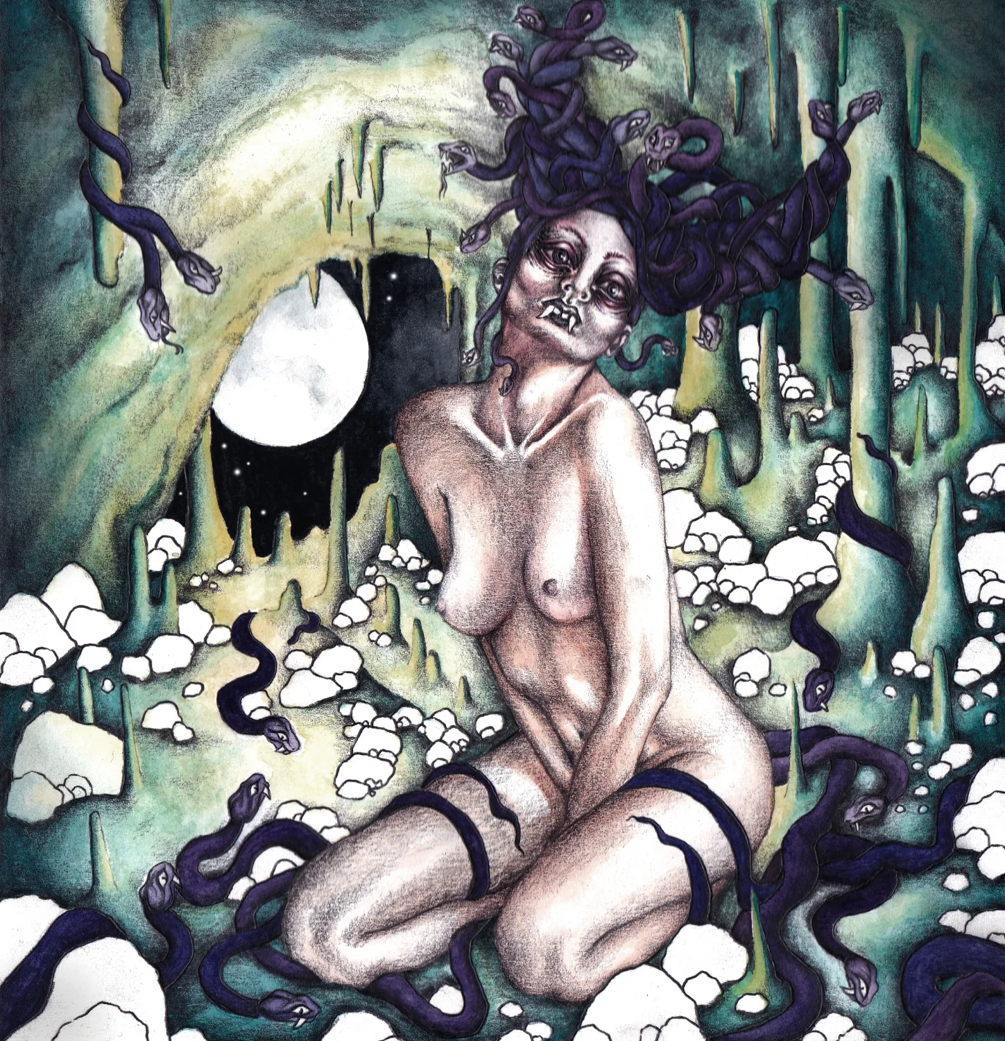 Moonlit Cave