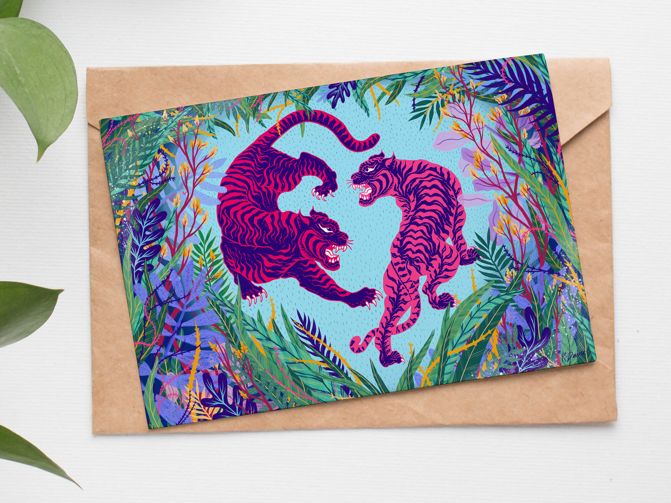 'Into the woods' Greeting card