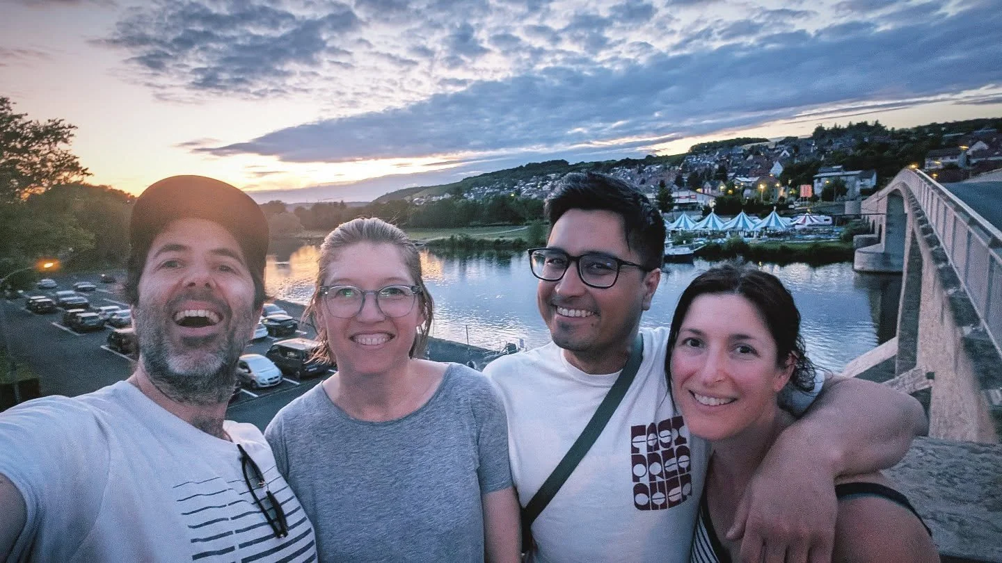 Sometimes on tour you stop on a drive day in a stunning little medieval German town with your buds