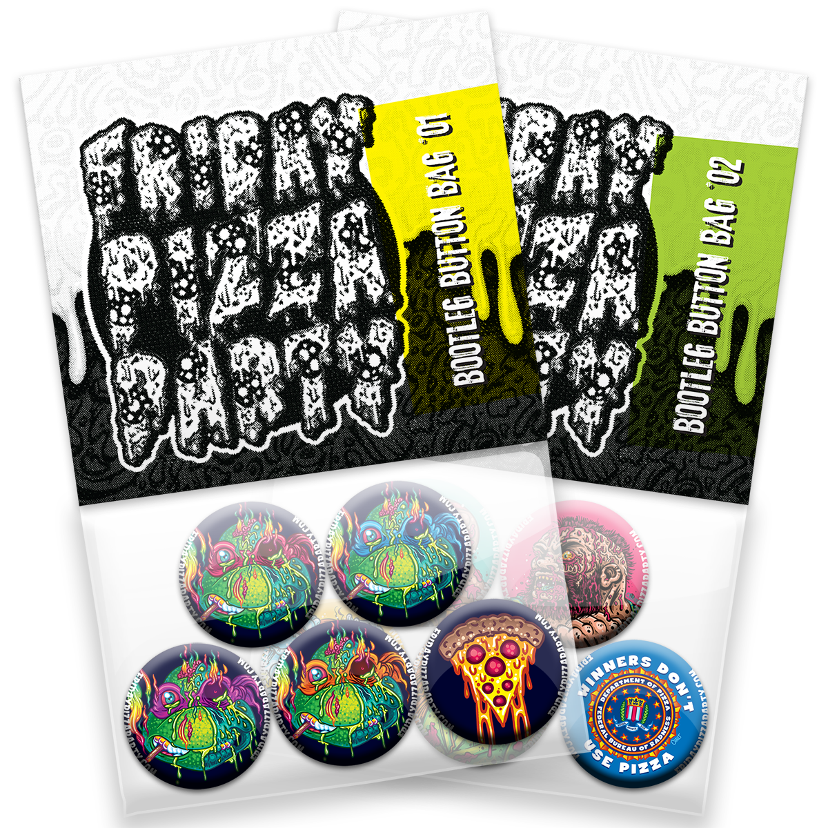 Bootleg Button Bag Combo Pack #01