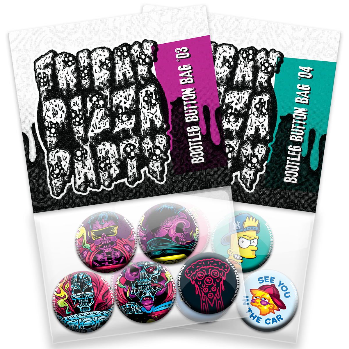 Bootleg Button Bag Combo Pack #02