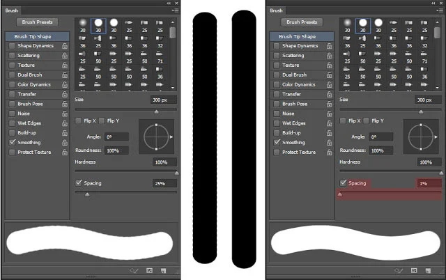 Photoshop Brush Smoothness