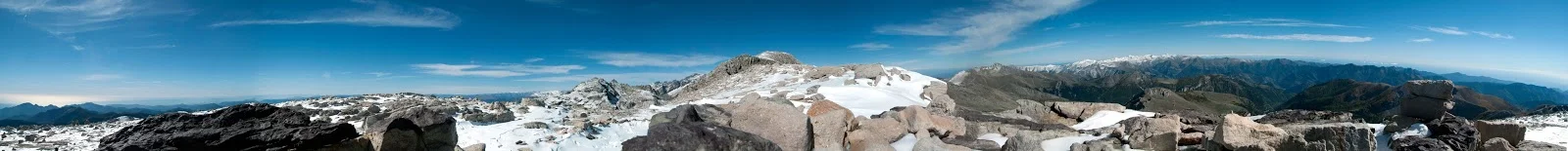 Top of Mount Bego French Alps