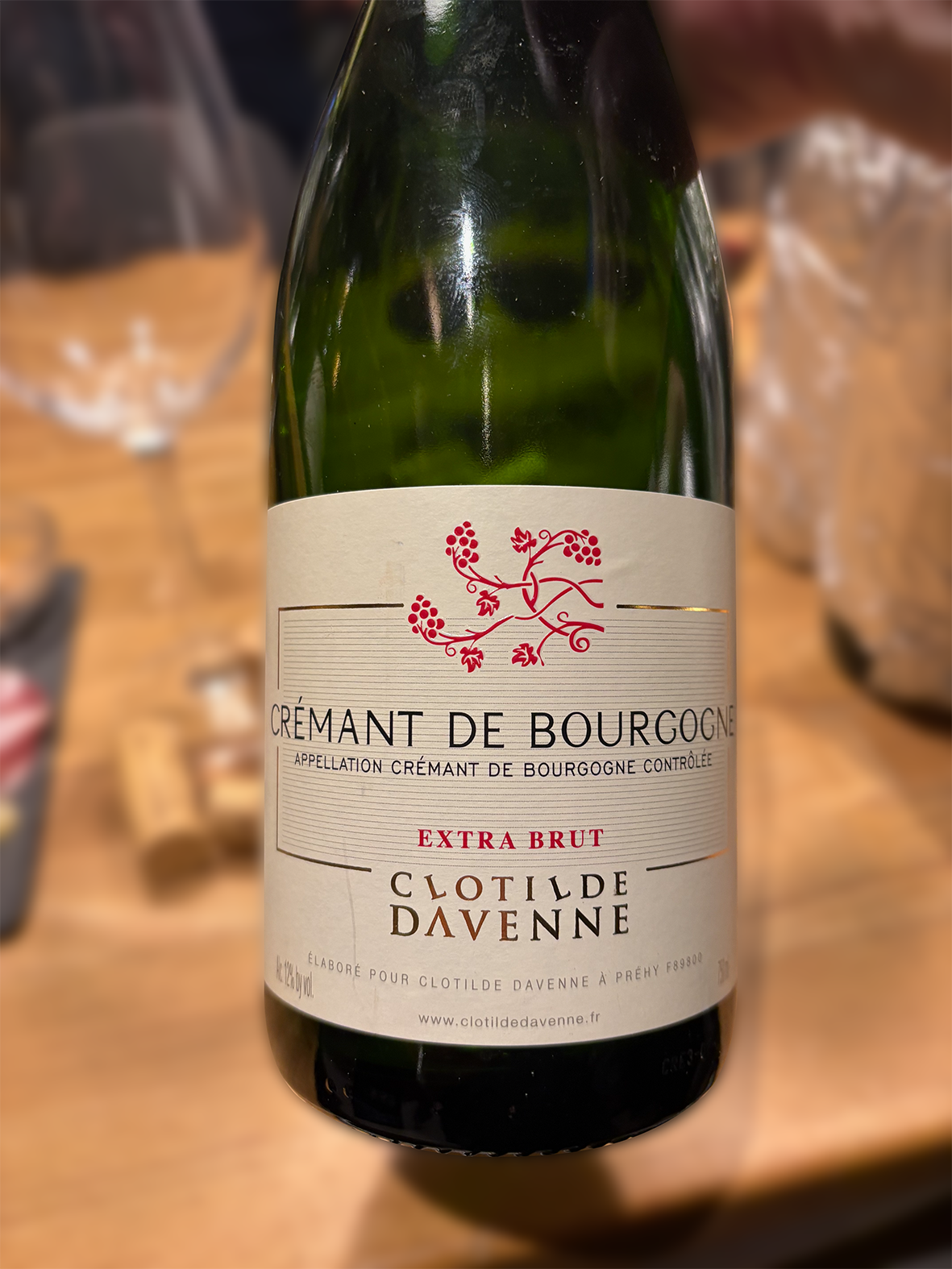  Cremant från Clotilde Davenne inleder kvällen – alltid populär och god! 
