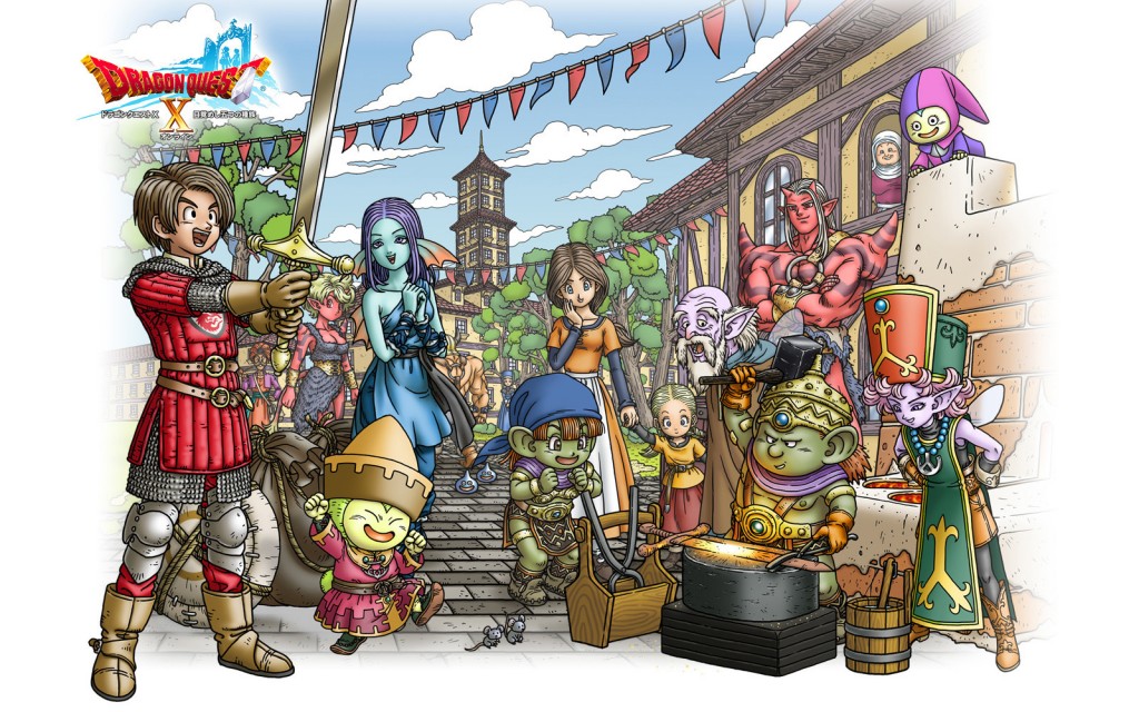 PRIMERAS IMAGENES DE DRAGON QUEST XI