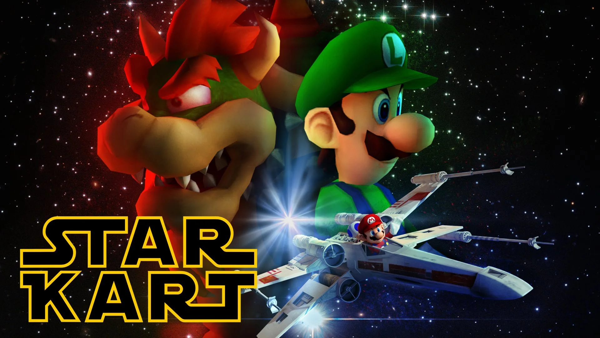 STAR WARS SE FUSIONA CON MARIO KART EN ESTE GRANDIOSO VIDEO