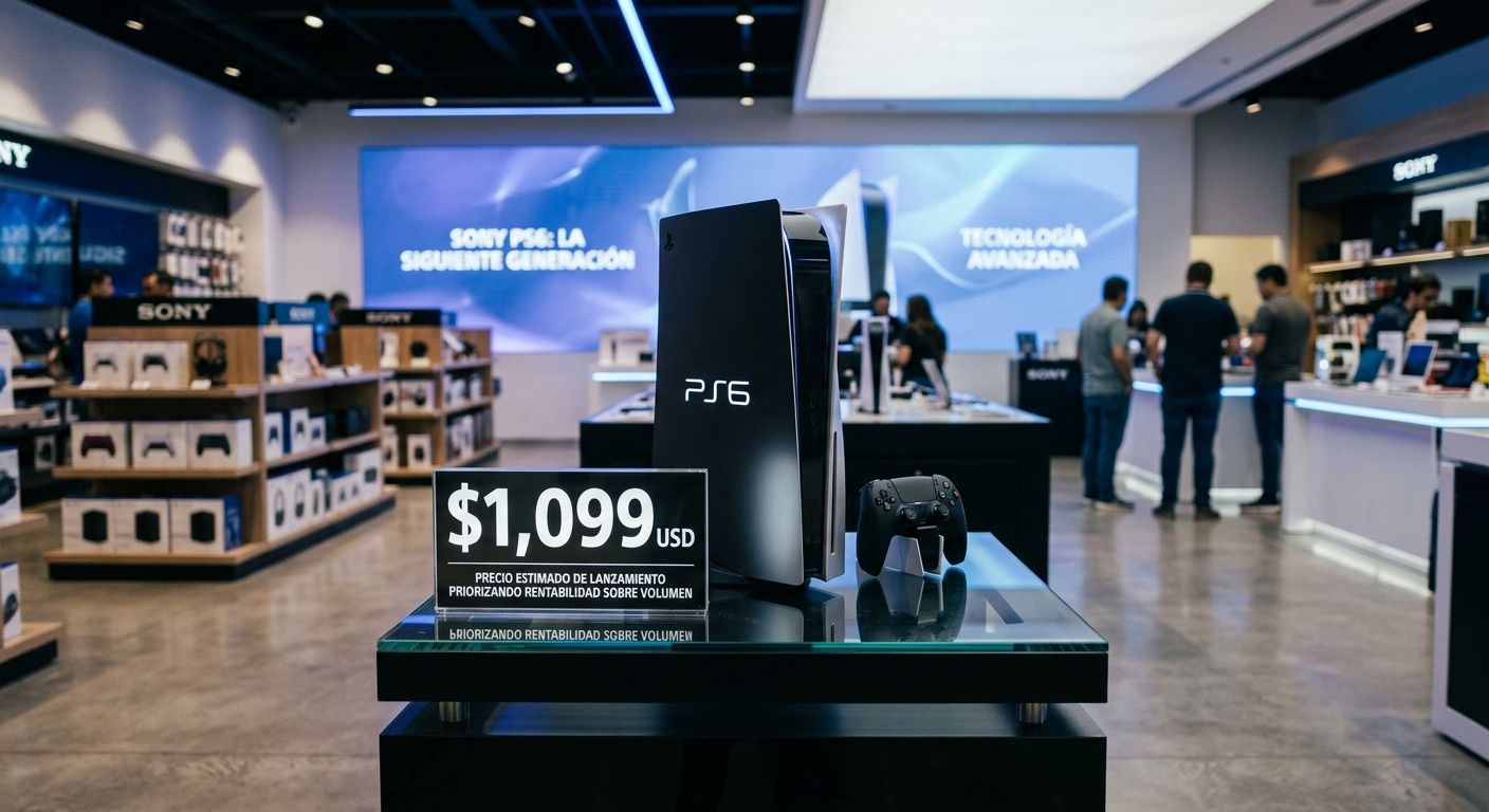 Un analista cree que Sony priorizará la rentabilidad de PS6 aunque venda menos consolas: el precio podría superar los 1.000 dólares