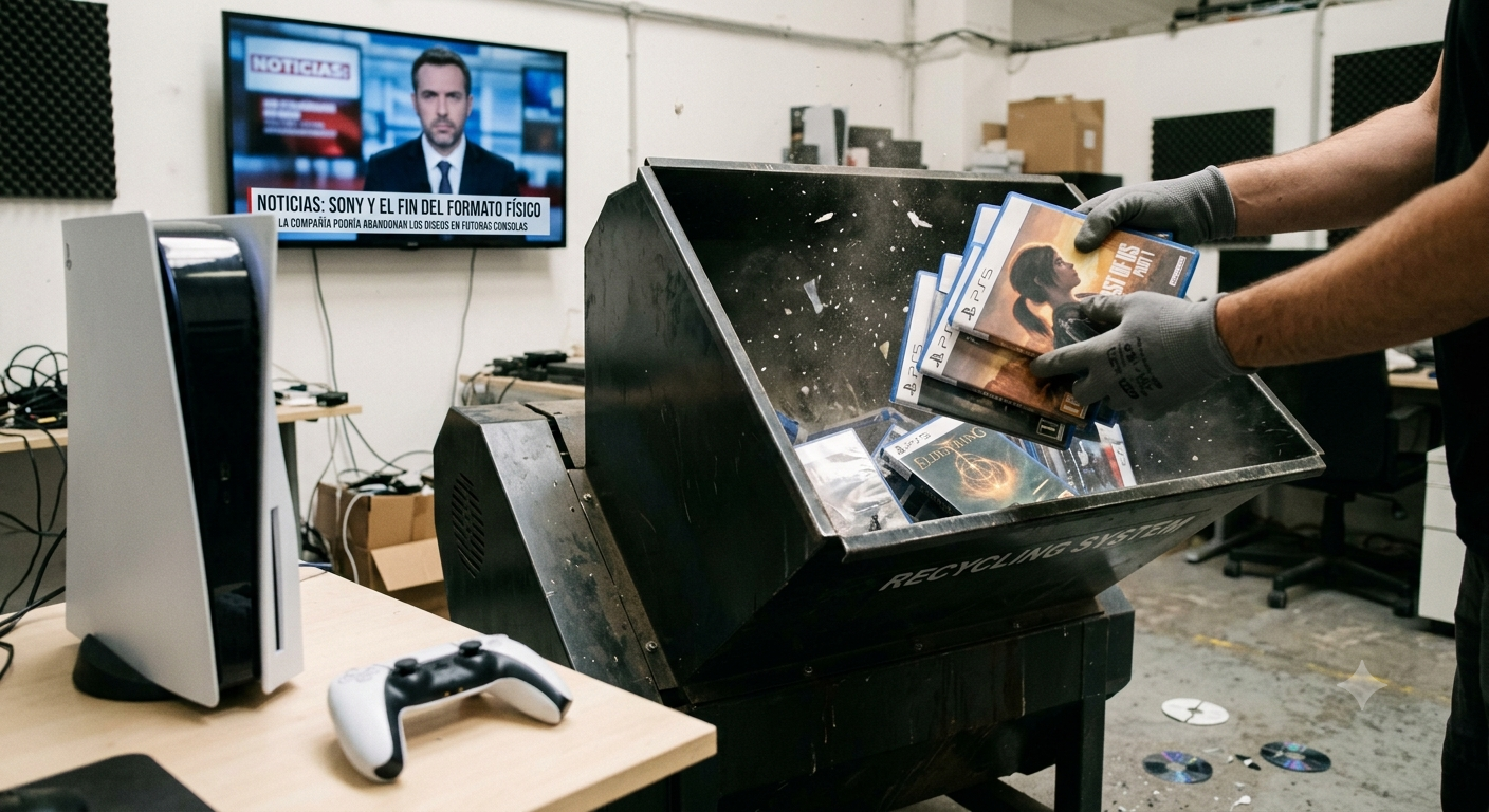 Sony aclara el futuro de los discos de PlayStation: la producción no caerá un 90 % en 2028