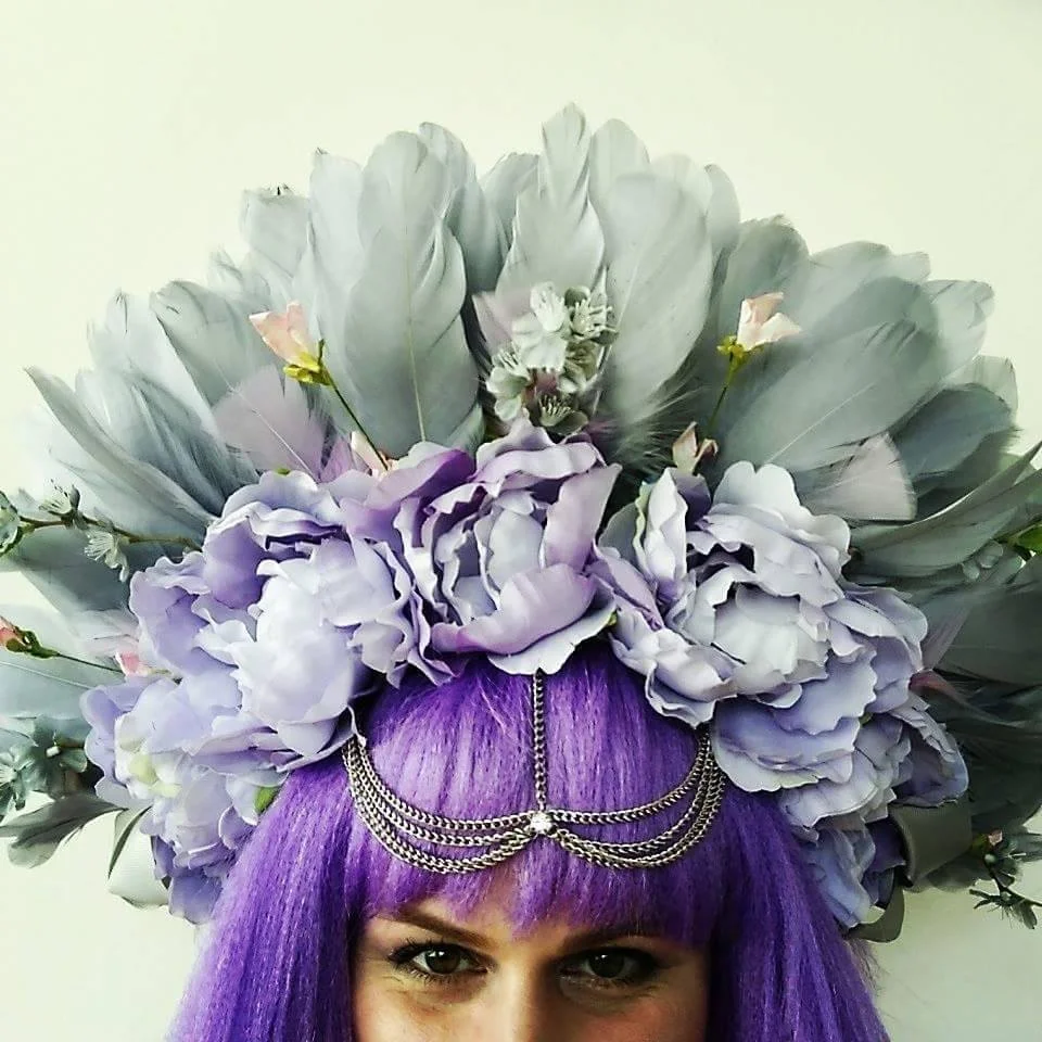 Glitter Galka, Headpiece