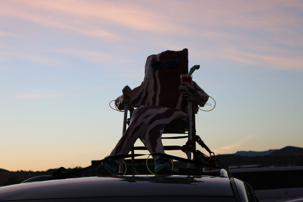 Bacon... at dusk.